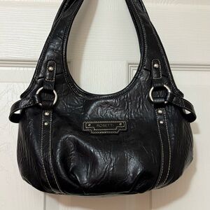 Rosetti Elegant Black Shoulder Bag